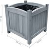 vidaXL Garten-Hochbeete 2 Stk. 30x30x30 cm Massivholz Tanne 310041 Bild 4