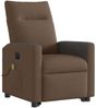 vidaXL Elektrischer Massagesessel mit Aufstehhilfe Braun Stoff 3324076 Bild 5