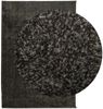 vidaXL Teppich ISTAN Hochflor Glänzend Anthrazit 120x170 cm 375640 Bild 3
