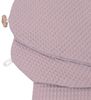 HOBEA-Germany Stillkissenbezüge Bezug für Stillkissen Waffelmuster mauve, 100% BIO Baumwolle - durch Knopf schließbar - Reißverschluß Bild 4