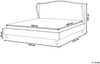 Polsterbett Leinenoptik grau Lattenrost 180x200 cm COLMAR Bild 2