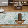 GarveeMore Teppich aus Perlvelours für Wohnzimmer & Schlafzimmer, faltbar, waschbar, rechteckig, Höhe: 5 mm, abstraktes Tuschmuster, rutschfeste Rückseite, 120x170 cm, Grün Bild 2