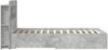 vidaXL Bettgestell mit Stauraum Betongrau 75x190 cm Holzwerkstoff 3433802 Bild 4