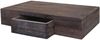 Wandregal Oise, Regal Hängeregal mit Schublade, 40cm ~ braun shabby Bild 4