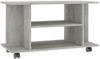 vidaXL TV-Schrank mit Rollen Betongrau 80x40x45 cm Holzwerkstoff 800193 Bild 2