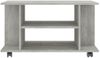vidaXL TV-Schrank mit Rollen Betongrau 80x40x45 cm Holzwerkstoff 800193 Bild 4