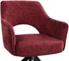 Vente-unique - KONYA Stuhl Stoff Rot - B 59 cm x H 84 cm x L 58 cm Bild 5