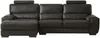 Vente-unique - Ecksofa Leder - Ecke Links - Schwarz - METROPOLITAN II Bild 5