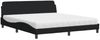 vidaXL Bett mit Matratze "Dover" Schwarz 180x200 cm Stoff 3208446 Bild 2
