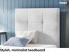 MEBLINI Kinderbett mit Bettkasten MINO 2 100x200 Links – H3/Hellgrau Samt Gepolstert Einzelbett mit Matratze - Polsterbett mit Stauraum - Bett mit Kopfteil – Stauraumbett Bild 3