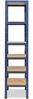 shelfplaza HOME 180x30x30 cm Schwerlastregal in blau mit 6 Böden und 145 kg Traglast pro Boden Bild 5