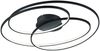 Trio Leuchten LED Deckenleuchte Gale 673918032, Metall Schwarz matt, inkl. 50 Watt, Switch Dimmer, 80x65 cm Bild 2
