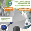 Kesser® Sonnenschirm LED Solar mit Abdeckung, Polyester / Aluminium hellgrau, Ø 300cm Bild 3