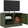 vidaXL TV-Schrank Olivgrün 67x39x44 cm Stahl 841699 Bild 5