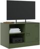 vidaXL TV-Schrank Olivgrün 67x39x44 cm Stahl 841699 Bild 4