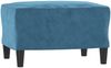 vidaXL 3-Sitzer-Sofa mit Hocker Blau 180 cm Samt 3201224 Bild 5