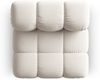 Micadoni Armloses Modul Bellis Samt Bluvel Dunkelbeige Bild 3