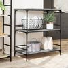 vidaXL Küchenwagen Grau Sonoma 100,5x50x105 cm Holzwerkstoff 842334 Bild 3