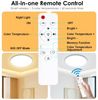 POPOLIC LED Deckenleuchte 24W 3200LM Deckenlampe Flach Dimmbar mit Fernbedienung 3000K-6500K, IP54 Ultra Dünn Schlafzimmer Lampe für Wohnzimmer Küche Badezimmer Bild 4