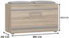 ibonto SCHUHBANK SONOMA-EICHE mit Sitzfläche und Stauraum (H 45 x T 35 x B 85 cm) Bild 3