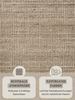 HANSE Home Teppich Jaipur Juteteppich, als Läufer und in Rund, rechteckig, Höhe: 10 mm, 100% Naturfaser, Wohnzimmer, Esszimmer, Schlafzimmer, GRS Bild 3
