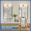 Nettlife LED Spiegelleuchte LED Spiegelleuchte Klemmbar 40/60CM, Neutralweiß, lampe für schrank Keller Küche Bild 4