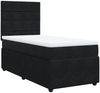 vidaXL Boxspringbett mit Matratze Schwarz 100x200 cm Samt 3294564 Bild 3