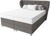 99rooms Hermes Boxspringbett 160x200 cm Kunstleder MADRYT Beton Bonell-Federung Bild 3