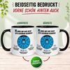 Momentals Tasse 76. Geburtstag Mann – „76 Jahre auf dem Tacho - Schonend Behandeln“, Gratis Versand · Links-&Rechtshänder · Spülmaschinenfest Bild 4
