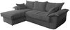 KAWOLA Sofa DAMETO Ecksofa Bettsofa Schlafsofa mit Stauraum Cord grau Recamiere links 77 x 174 x 266 cm Bild 3