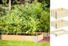 BigDean 3X Hochbeet Palettenrahmen 120x80x20cm groß - Holzrahmen faltbar, steckbar & stapelbar - ideal für Pflanzen, Blumen, Obst, Gemüse & Kräuter Bild 2