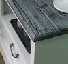 Weißes TV-Lowboard im Landhausstil Holz Bild 3