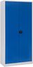 Putzmittelschrank, 92x195x42cm, grau/blau Bild 4