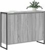 vidaXL Seitenschrank Graues Sonoma 96,5 x 30 x 75 cm Holzwerkstoff 886609 Bild 3