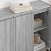 vidaXL Seitenschrank Graues Sonoma 96,5 x 30 x 75 cm Holzwerkstoff 886609 Bild 4