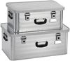 Enders® Alubox TORONTO 47 L + 80 L - Aluminiumbox mit 1 mm Wandstärke, extra stabil - spritzwasser- und staubdicht, stapelbar - Alukiste einsetzbar als Transportbox, Lagerbox, Werkzeugkiste Bild 2