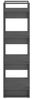 vidaXL Bücherregal/Raumteiler Grau 60x35x125 cm Massivholz 813886 Bild 4