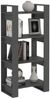 vidaXL Bücherregal/Raumteiler Grau 60x35x125 cm Massivholz 813886 Bild 5