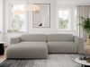 Ecksofa PASADENA, freistehendes Ecksofa, breite Armlehnen, Federsitz - links - Grau Boucle Bild 3