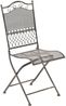 2er Set Gartenstühle DALLAS - Metall Bronze 41x50x91 cm | Gartenstuhl Klappbar Klappstühle Metall Terrassenstuhl Antik Verzierung Stühle Garten Balkon Bild 2