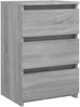 vidaXL Nachttisch Grau Sonoma 40x35x62,5 cm Holzwerkstoff 815173 Bild 2