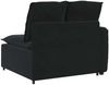 vidaXL Modulares Sofa Endmodul mit Armlehne Kissen Schwarz 100 cm 4104404 Bild 5