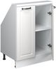 Küchenschrank für Dachschrägen R-Line Weiß Landhaus 60 cm mit 2 Türen Vicco Bild 5