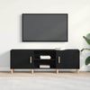vidaXL TV-Schränk Schwarz Eichen-Optik 150 x 30 x 50 cm Holzwerkstoff 862797 Bild 4