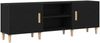 vidaXL TV-Schränk Schwarz Eichen-Optik 150 x 30 x 50 cm Holzwerkstoff 862797 Bild 2