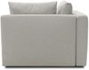 Gartenlounge Ecke Rechts Bozhana 110x67x96 mit Outdoorbezug in silber Bild 5