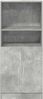 vidaXL Küchenschrank Betongrau 57x41,5x131,5 cm Holzwerkstoff 860124 Bild 4