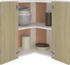 vidaXL Eckhängeschrank Lyon Sonoma-Eiche 57x57x60 cm Holzwerkstoff 806393 Bild 4