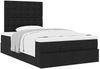 vidaXL Ottoman-Bett mit Matratze Schwarz 120x200 cm Stoff 3313315 Bild 5