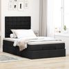 vidaXL Ottoman-Bett mit Matratze Schwarz 120x200 cm Stoff 3313315 Bild 3